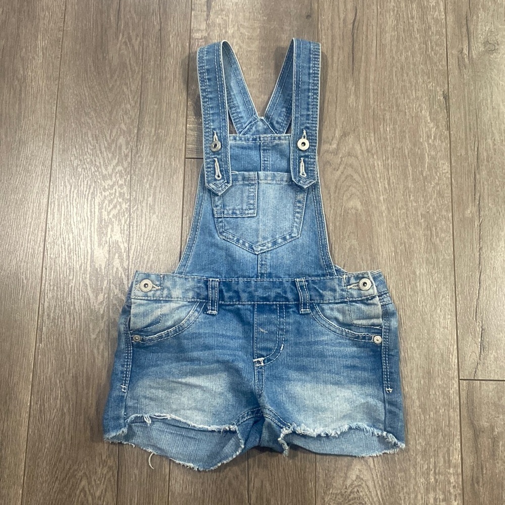 Girls Arizona jean short overalls 5